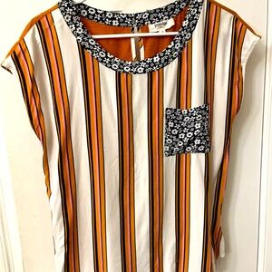 Anthropologie Porridge Petani Pocket tee small